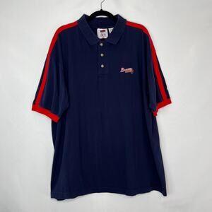 Vintage Iron Knights Athletics Atlanta Braves Polo Shirt Men's Size XL